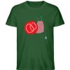 Schnecke mit Tropfen - Herren Organic Shirt-833