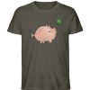 Schweini mit Kleeblatt - Herren Organic Shirt-7072