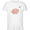 Schweini mit Kleeblatt - Herren Organic Shirt-3