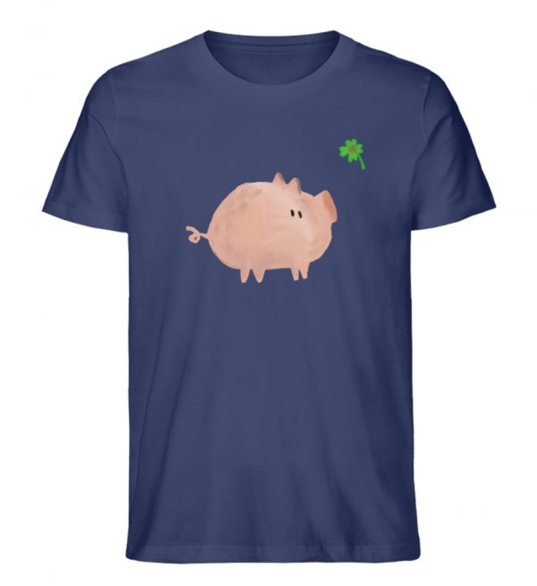 Schweini mit Kleeblatt - Herren Organic Shirt-6057