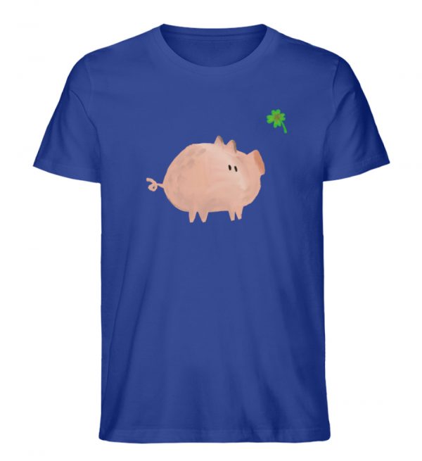 Schweini mit Kleeblatt - Herren Organic Shirt-668