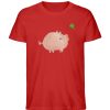 Schweini mit Kleeblatt - Herren Organic Shirt-4
