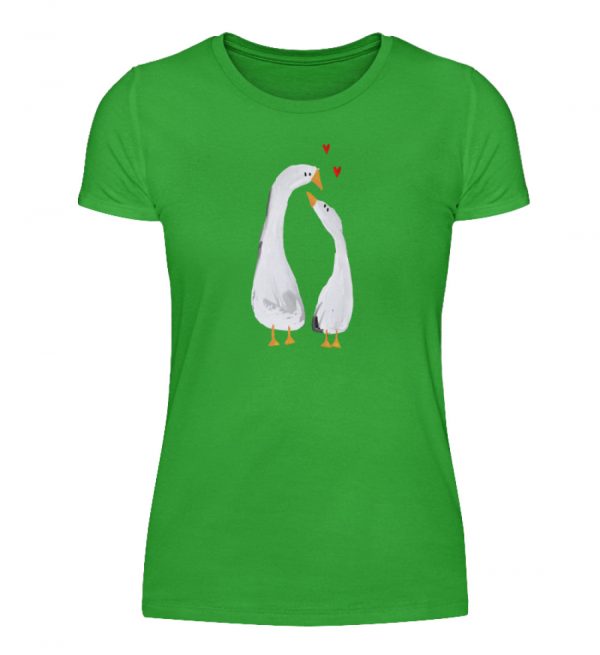 Gänse mit Herzen - Damenshirt-2468