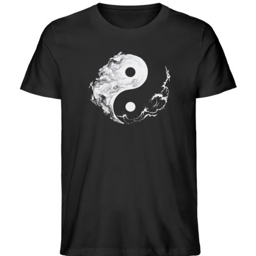 Yin-Yang - schwarz - Herren Organic Shirt-16