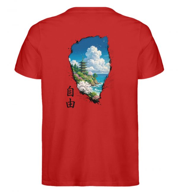 DR6VYP0EP7_STTU758-4 Jiyuu - Freiheit - Herren Organic Shirt-4
