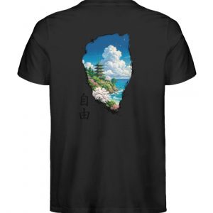 Jiyuu - Freiheit - Herren Organic Shirt-16