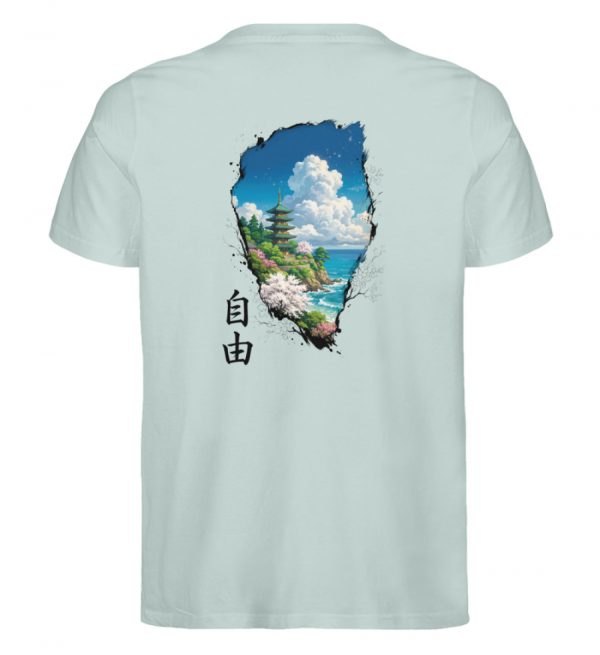 DR6VYP0EP7_STTU758-7033 Jiyuu - Freiheit - Herren Organic Shirt-7033