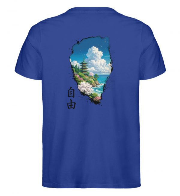 DR6VYP0EP7_STTU758-668 Jiyuu - Freiheit - Herren Organic Shirt-668