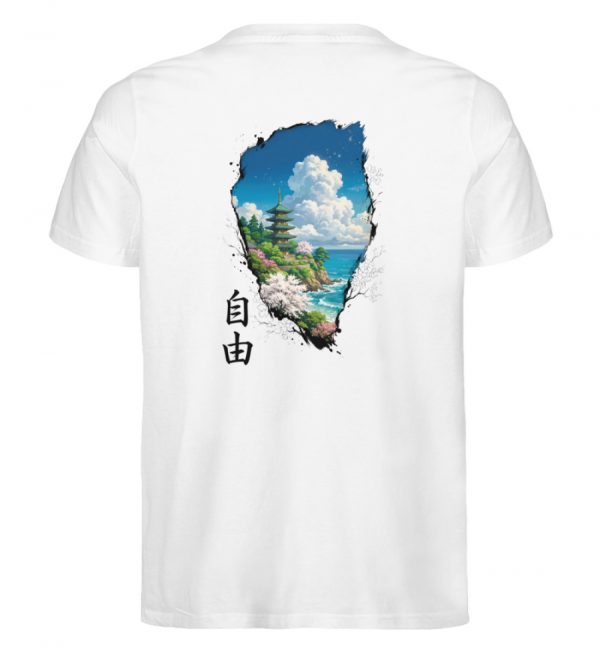 DR6VYP0EP7_STTU758-3 Jiyuu - Freiheit - Herren Organic Shirt-3