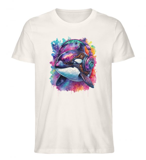 DRK0WZ8GPT_STTU758-6968 Orca mit Headphones - Herren Organic Shirt-6968