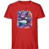 DRK0WZ8GPT_STTU758-4 Orca mit Headphones - Herren Organic Shirt-4