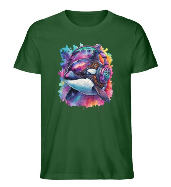 DRK0WZ8GPT_STTU758-833 Orca mit Headphones - Herren Organic Shirt-833
