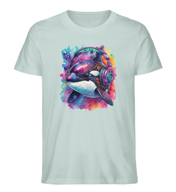 DRK0WZ8GPT_STTU758-7033 Orca mit Headphones - Herren Organic Shirt-7033