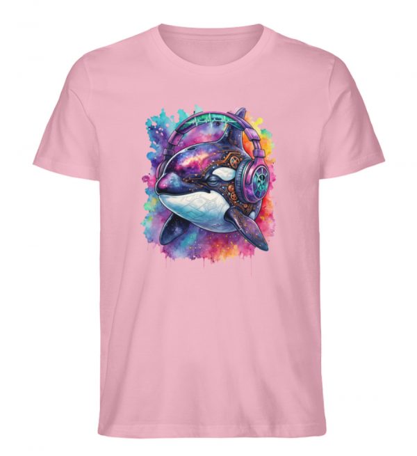 DRK0WZ8GPT_STTU758-6883 Orca mit Headphones - Herren Organic Shirt-6883