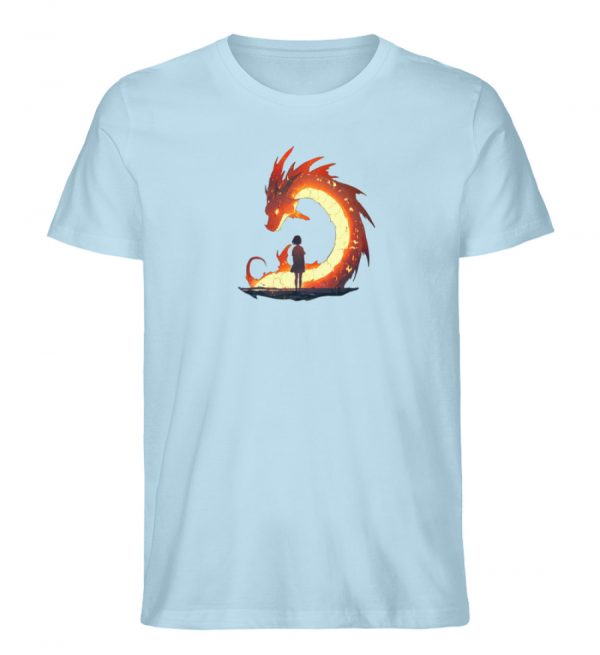 DR2T848KXM_STTU758-6967 Feuerdrache - Herren Organic Shirt-6967