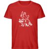 Huhn auf Waschbär - Dark Edition - Herren Organic Shirt-4