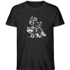 Huhn auf Waschbär - Dark Edition - Herren Organic Shirt-16