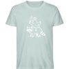 Huhn auf Waschbär - Dark Edition - Herren Organic Shirt-7033