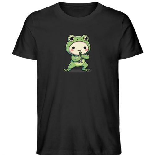 Frosch - Ninja - Herren Organic Shirt-16
