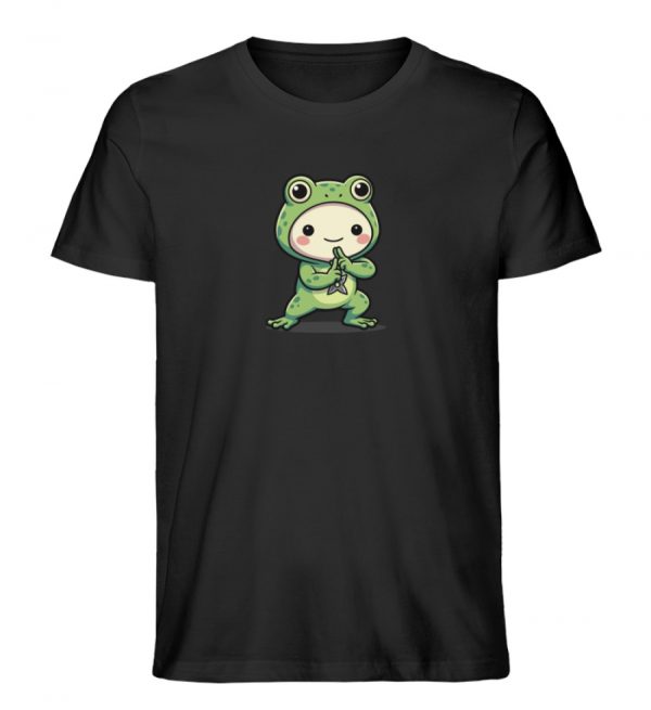 Frosch - Ninja - Herren Organic Shirt-16