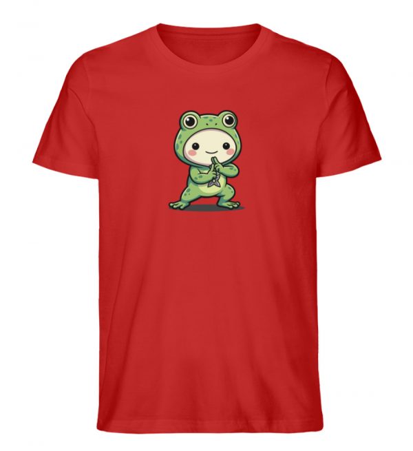 Frosch - Ninja - Herren Organic Shirt-4