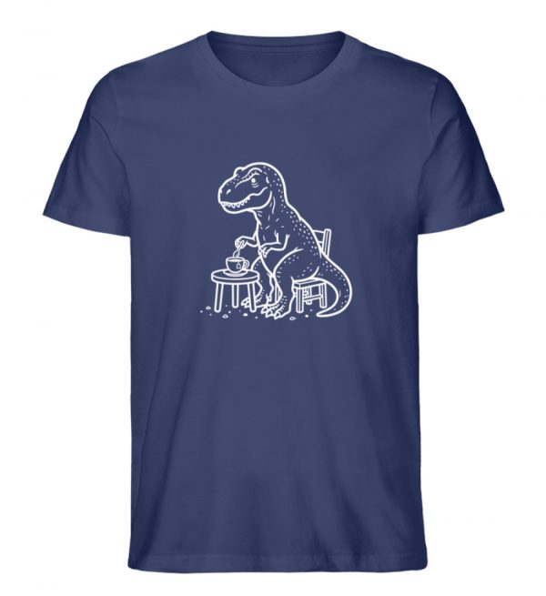 Tea-Rex - Dark Edition - Herren Organic Shirt-6057