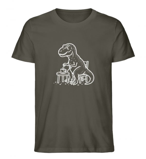 Tea-Rex - Dark Edition - Herren Organic Shirt-7072
