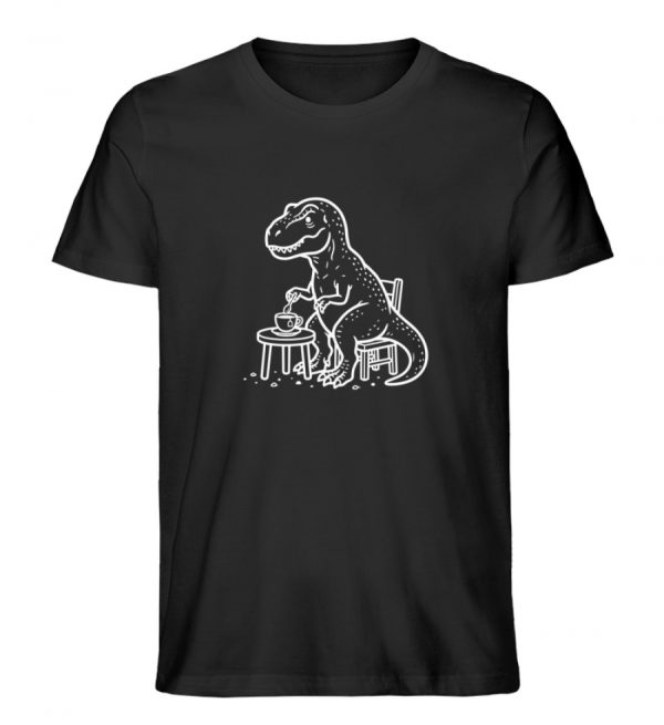 Tea-Rex - Dark Edition - Herren Organic Shirt-16