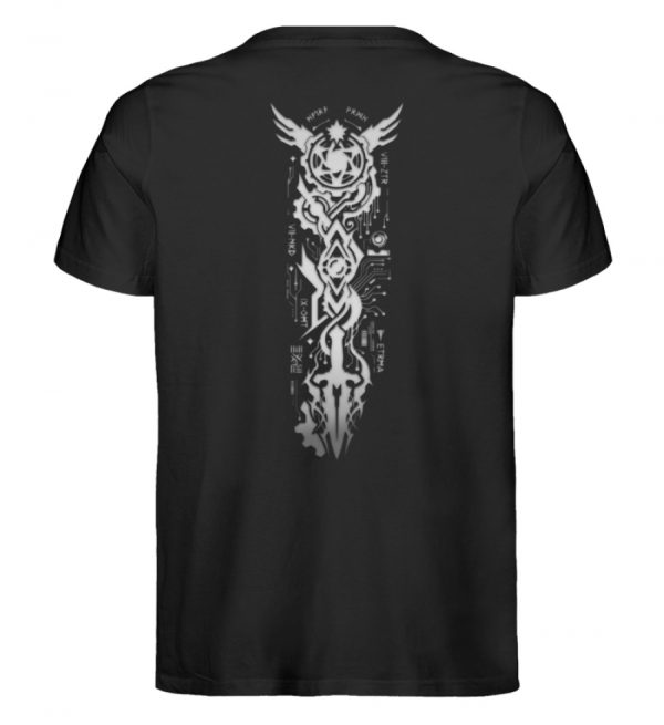 Arcana Tribal II - Herren Organic Shirt-16