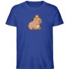 DR9ABADMSP_STTU758-668 Capybara mit Orange - Herren Organic Shirt-668