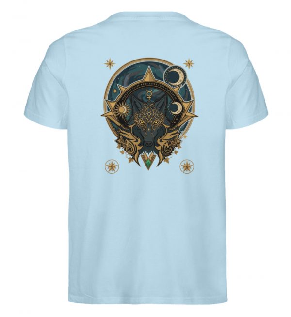 DRBLMZQP65_STTU758-6967 Celestial Wolf - Herren Organic Shirt-6967