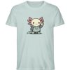 Axolotl - Peace - Herren Organic Shirt-7033