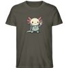 Axolotl - Peace - Herren Organic Shirt-7072