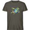Chillkröte - Peace - Herren Organic Shirt-7072