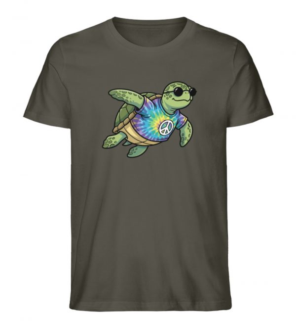 Chillkröte - Peace - Herren Organic Shirt-7072