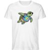 Chillkröte - Peace - Herren Organic Shirt-3