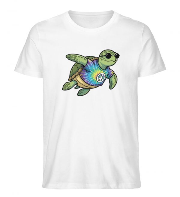 Chillkröte - Peace - Herren Organic Shirt-3