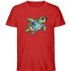 Chillkröte - Peace - Herren Organic Shirt-4