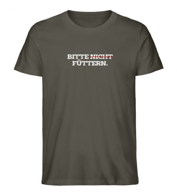 Bitte füttern - Herren Organic Shirt-7072