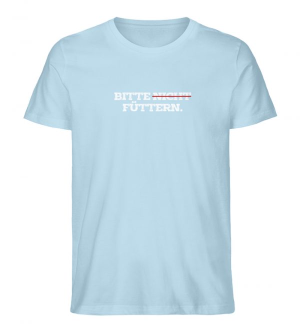 Bitte füttern - Herren Organic Shirt-6967