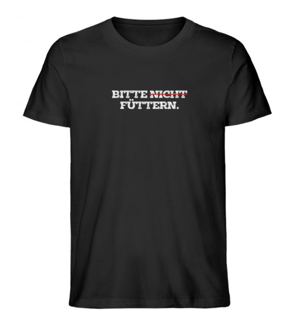 Bitte füttern - Herren Organic Shirt-16