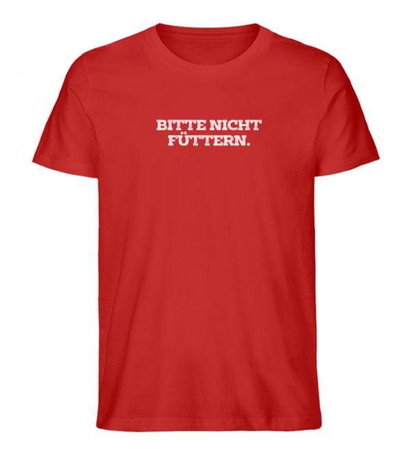Bitte nicht füttern - Herren Organic Shirt-4