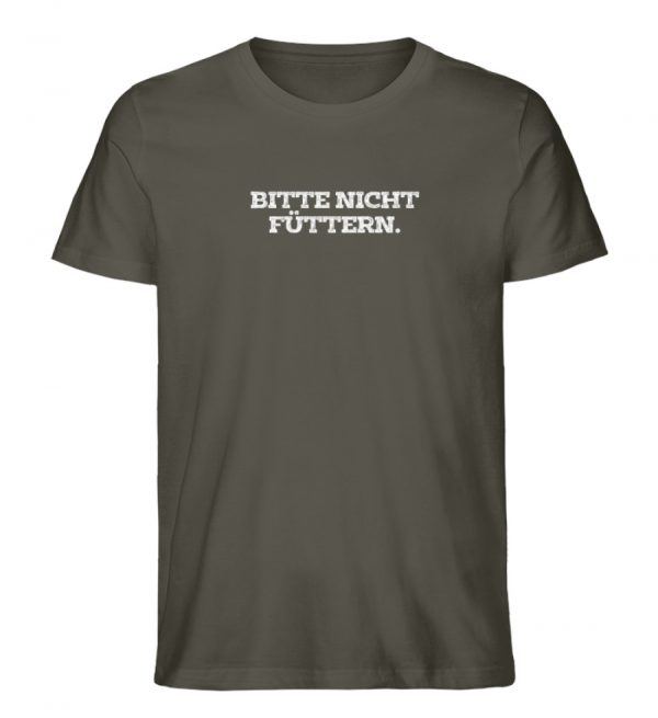 Bitte nicht füttern - Herren Organic Shirt-7072