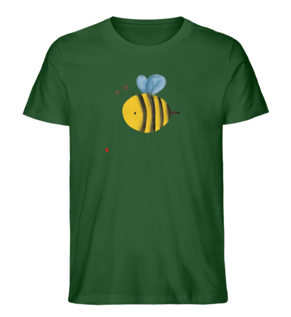 DRHTV054DY_STTU758-833 Biene mit Herz - Herren Organic Shirt-833