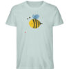 DRHTV054DY_STTU758-7033 Biene mit Herz - Herren Organic Shirt-7033