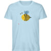 DRHTV054DY_STTU758-6967 Biene mit Herz - Herren Organic Shirt-6967