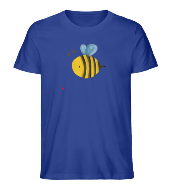 DRHTV054DY_STTU758-668 Biene mit Herz - Herren Organic Shirt-668
