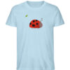 Marienkäfer mit Blatt - Herren Organic Shirt-6967