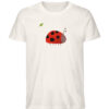 Marienkäfer mit Blatt - Herren Organic Shirt-6968