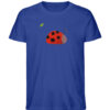 Marienkäfer mit Blatt - Herren Organic Shirt-668